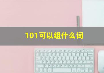 101可以组什么词