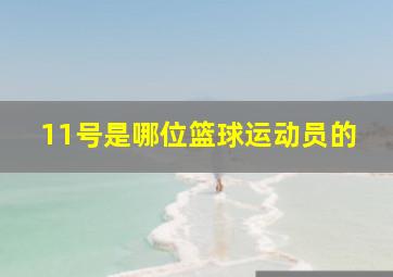 11号是哪位篮球运动员的