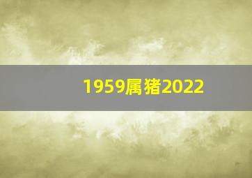 1959属猪2022