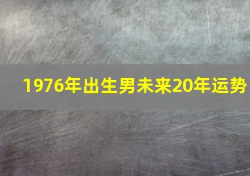 1976年出生男未来20年运势