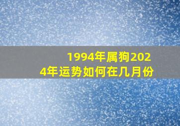 1994年属狗2024年运势如何在几月份