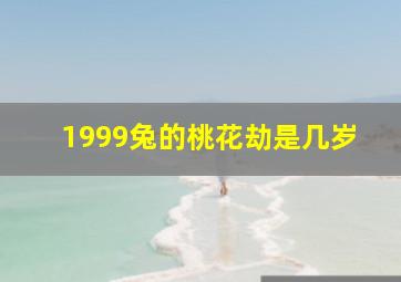 1999兔的桃花劫是几岁