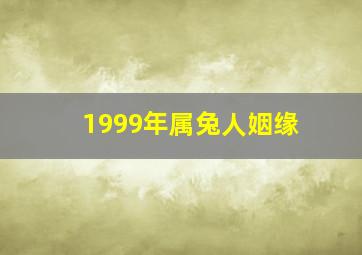 1999年属兔人姻缘