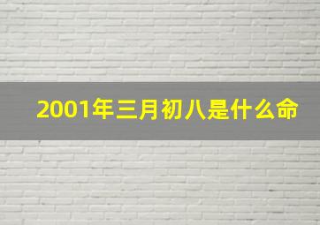 2001年三月初八是什么命