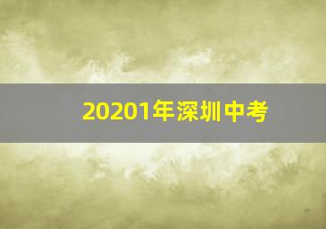 20201年深圳中考