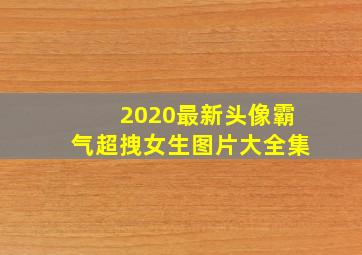 2020最新头像霸气超拽女生图片大全集