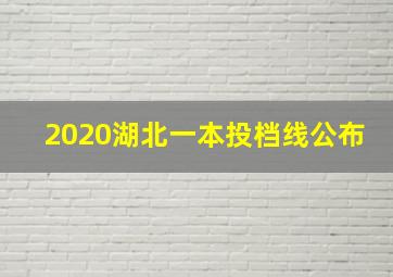 2020湖北一本投档线公布