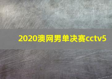 2020澳网男单决赛cctv5