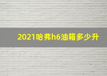 2021哈弗h6油箱多少升