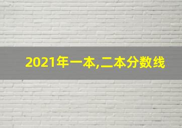 2021年一本,二本分数线