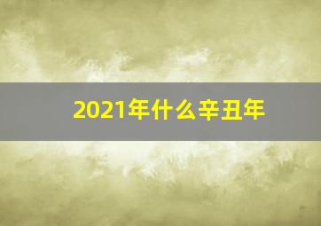 2021年什么辛丑年