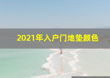 2021年入户门地垫颜色