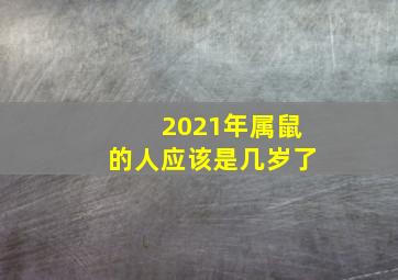 2021年属鼠的人应该是几岁了