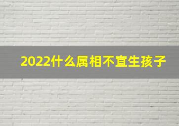 2022什么属相不宜生孩子