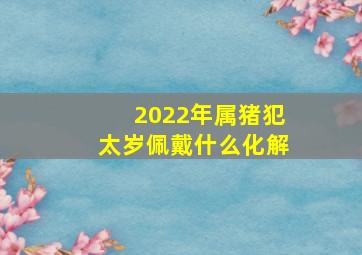 2022年属猪犯太岁佩戴什么化解