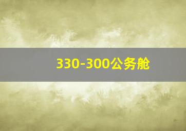 330-300公务舱