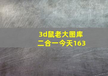 3d鼠老大图库二合一今天163