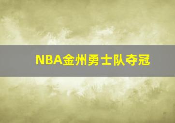 NBA金州勇士队夺冠