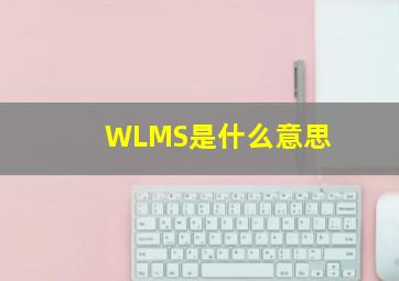 WLMS是什么意思