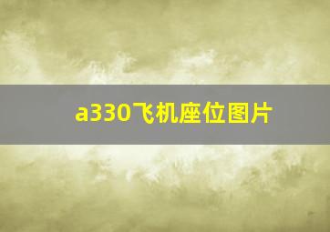 a330飞机座位图片