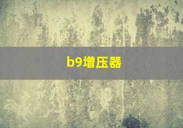 b9增压器