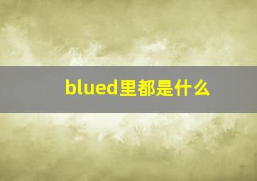 blued里都是什么