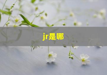 jr是哪