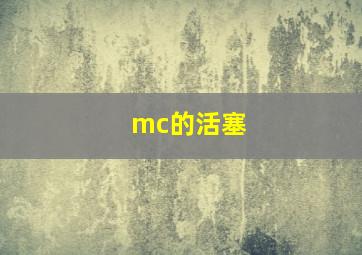 mc的活塞