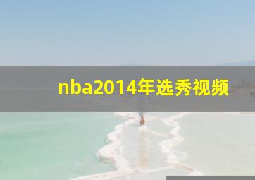 nba2014年选秀视频