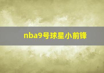 nba9号球星小前锋