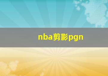 nba剪影pgn