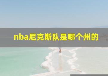 nba尼克斯队是哪个州的