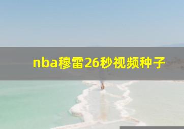 nba穆雷26秒视频种子