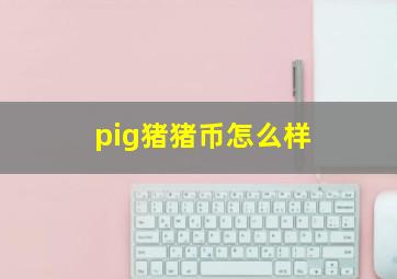 pig猪猪币怎么样