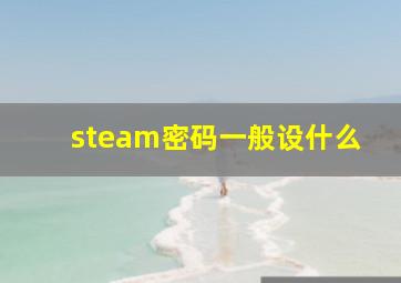 steam密码一般设什么