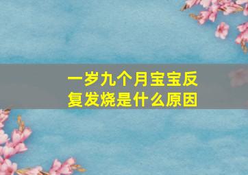 一岁九个月宝宝反复发烧是什么原因