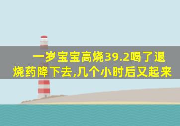 一岁宝宝高烧39.2喝了退烧药降下去,几个小时后又起来