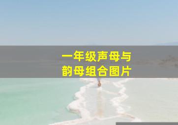 一年级声母与韵母组合图片