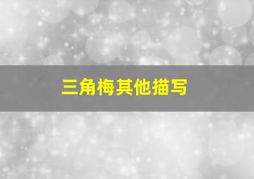 三角梅其他描写