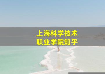 上海科学技术职业学院知乎