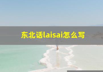 东北话laisai怎么写