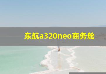 东航a320neo商务舱