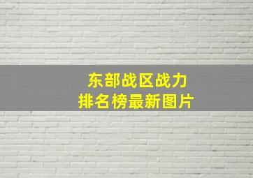 东部战区战力排名榜最新图片