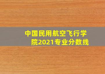 中国民用航空飞行学院2021专业分数线