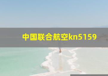 中国联合航空kn5159