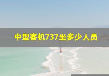 中型客机737坐多少人员