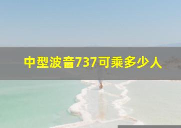 中型波音737可乘多少人