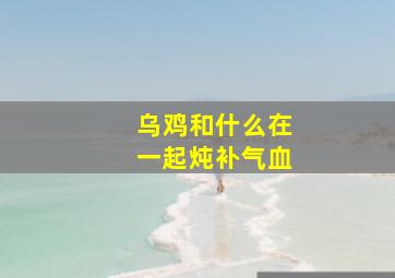 乌鸡和什么在一起炖补气血