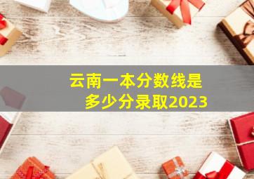 云南一本分数线是多少分录取2023