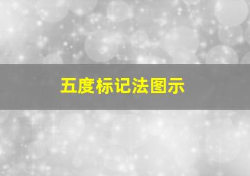 五度标记法图示